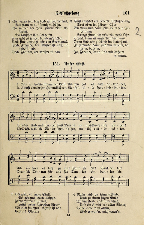 Liederlust und Psalter mit Anhang page 151