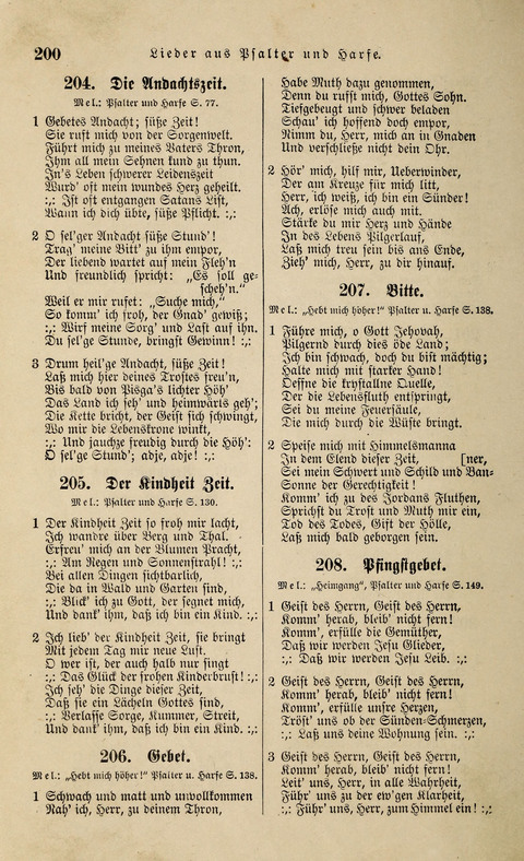 Liederlust und Psalter mit Anhang page 190