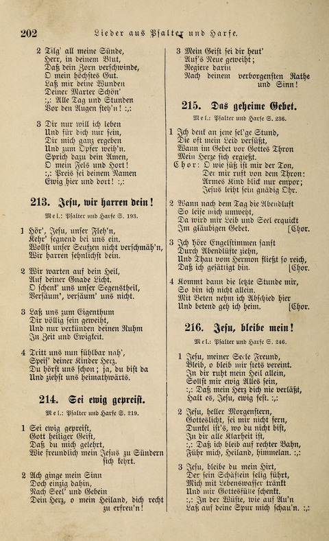 Liederlust und Psalter mit Anhang page 192