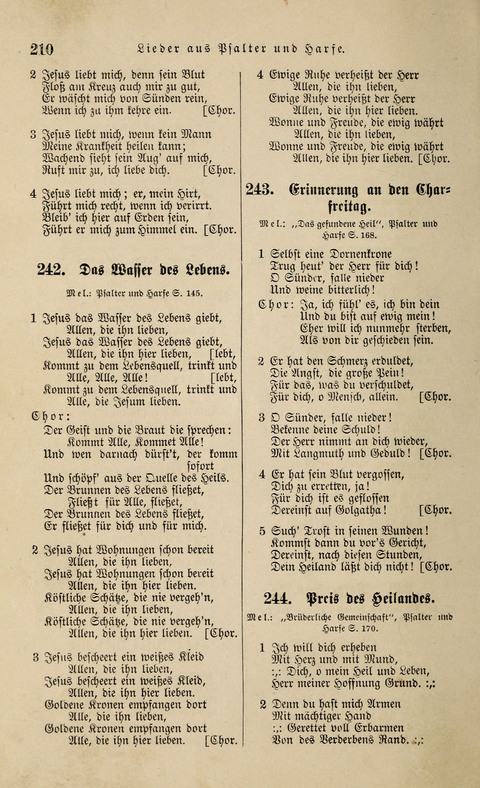 Liederlust und Psalter mit Anhang page 200