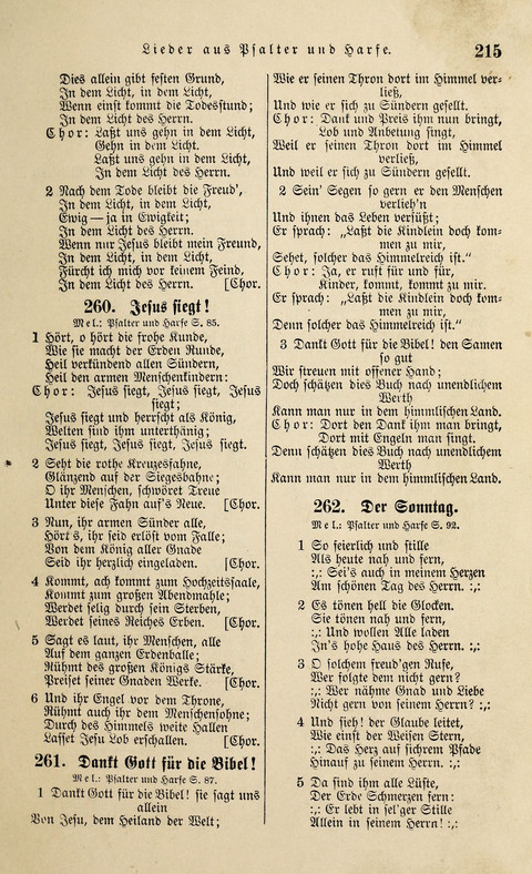 Liederlust und Psalter mit Anhang page 205