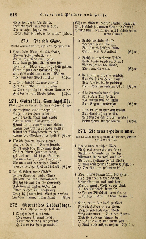 Liederlust und Psalter mit Anhang page 208