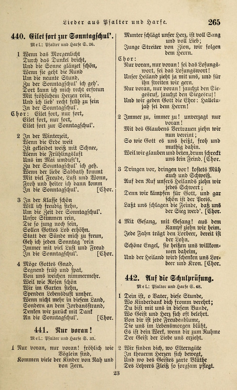 Liederlust und Psalter mit Anhang page 255