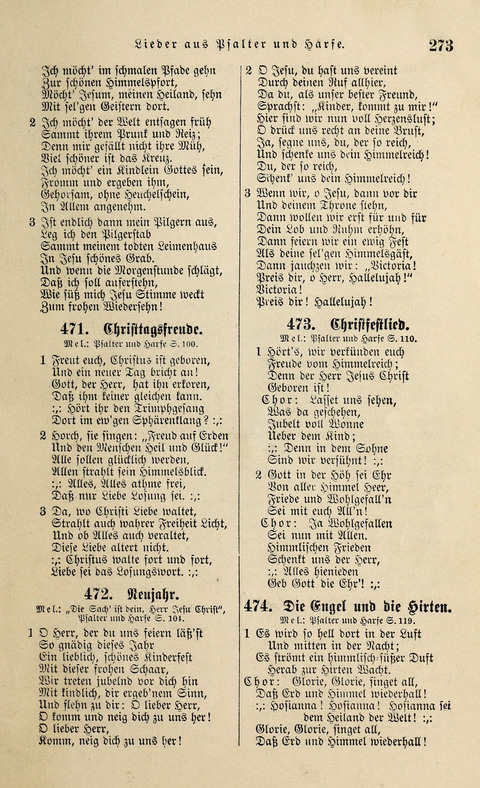 Liederlust und Psalter mit Anhang page 263