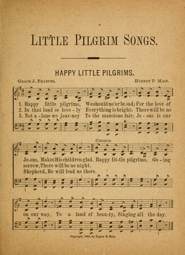 Little Pilgrim Songs: for primary classes and singing in the home: a new collection of sacred and secular songs, (including motion songs) together with a number of services for anniversary occasions page 2