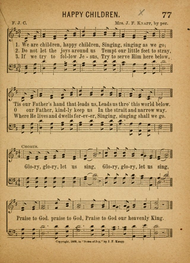 Little Pilgrim Songs: for primary classes and singing in the home: a new collection of sacred and secular songs, (including motion songs) together with a number of services for anniversary occasions page 72