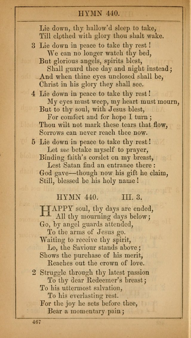 The Lecture-Room Hymn-Book: containing the psalms and hymns of the book of common prayer, together with a choice selection of additional hymns, and an appendix of chants and tunes... page 481