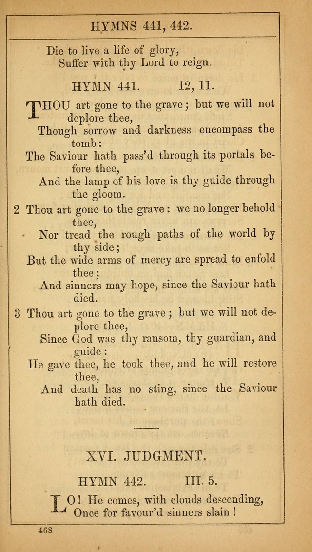 The Lecture-Room Hymn-Book: containing the psalms and hymns of the book of common prayer, together with a choice selection of additional hymns, and an appendix of chants and tunes... page 482