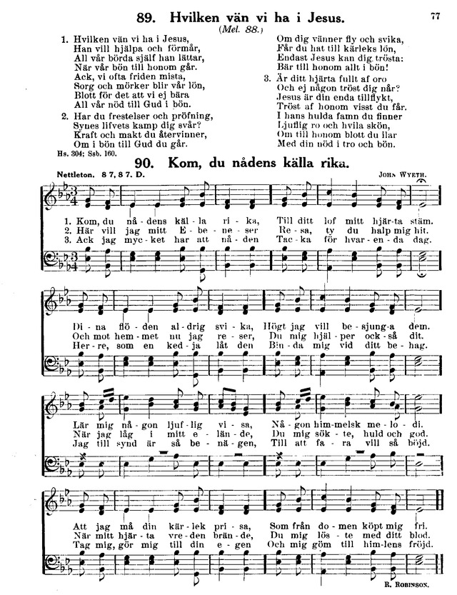 Lutherförbundets Sångbok page 71