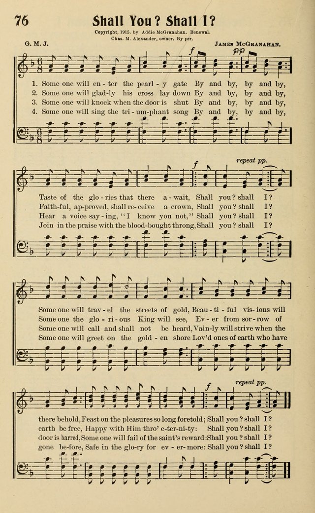 Life and Service Hymns page 77