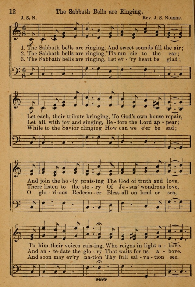 Little Sacred Songs: for Little Singers of the primary department of the Sunday school, and for Kindergartens and the home page 12