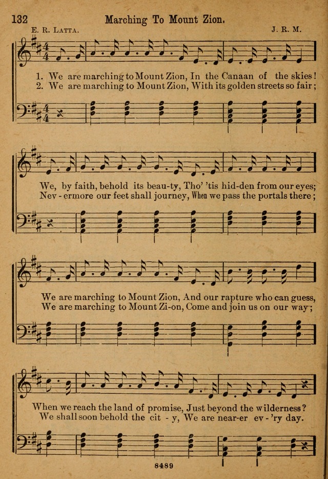 Little Sacred Songs: for Little Singers of the primary department of the Sunday school, and for Kindergartens and the home page 132