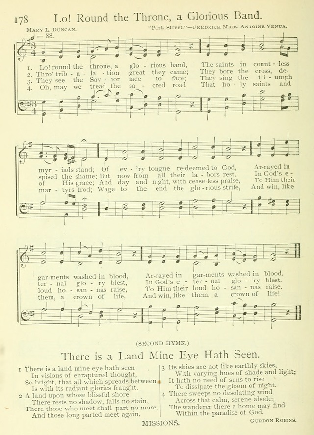 Life-Time Hymns: a collection of old and new hymns of the Christian Church page 186