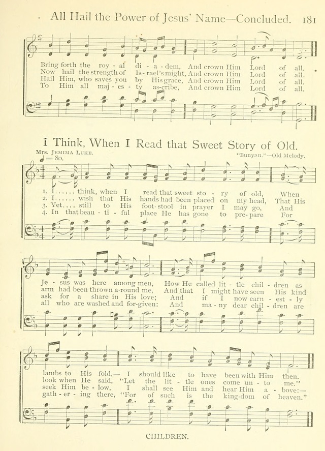 Life-Time Hymns: a collection of old and new hymns of the Christian Church page 189