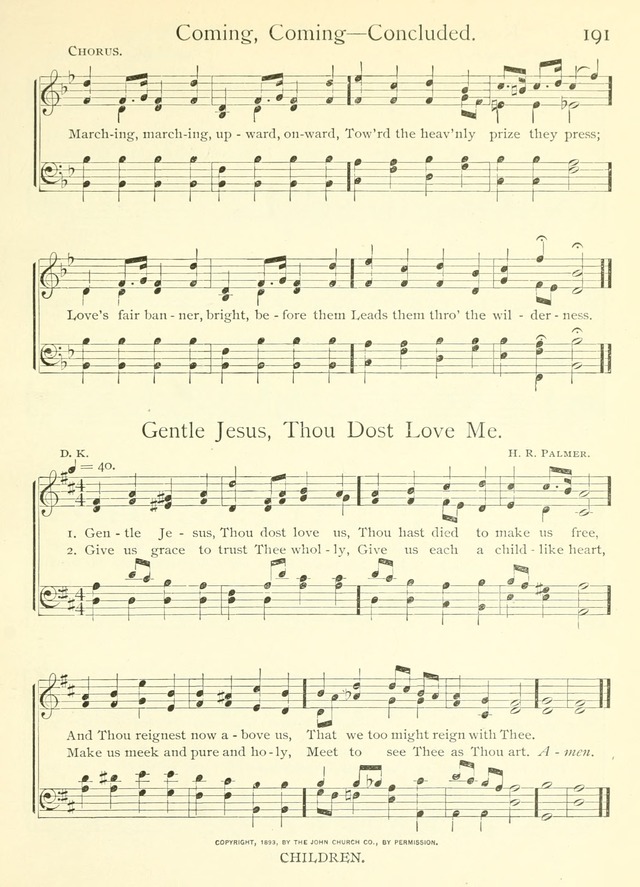 Life-Time Hymns: a collection of old and new hymns of the Christian Church page 199