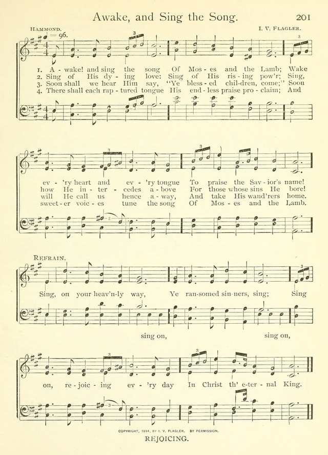 Life-Time Hymns: a collection of old and new hymns of the Christian Church page 209