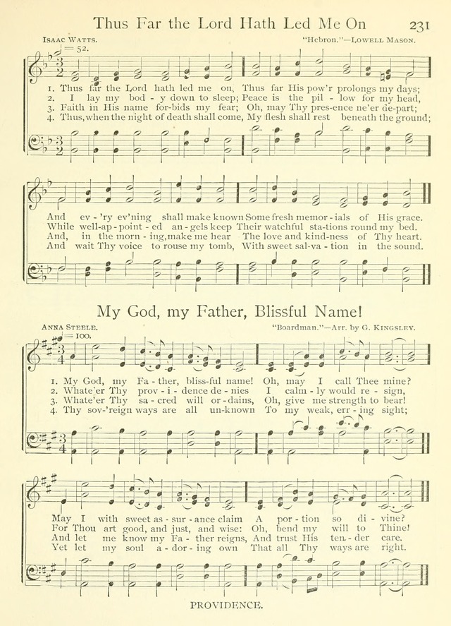 Life-Time Hymns: a collection of old and new hymns of the Christian Church page 239