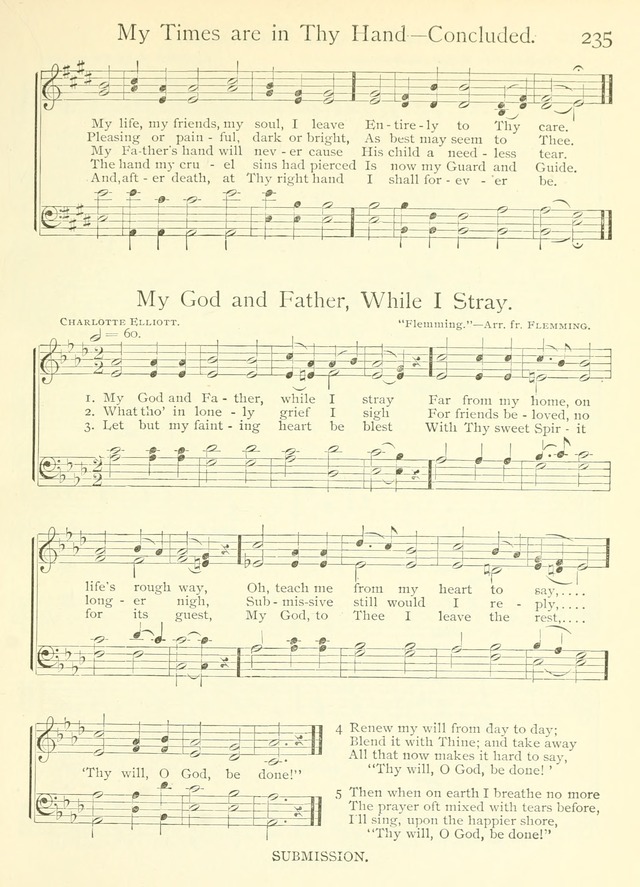 Life-Time Hymns: a collection of old and new hymns of the Christian Church page 243
