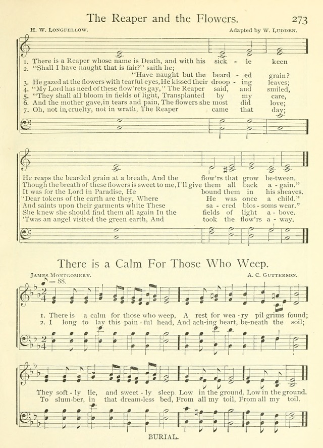 Life-Time Hymns: a collection of old and new hymns of the Christian Church page 281