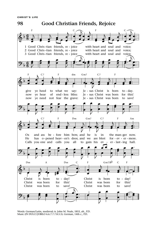 Lift Up Your Hearts: psalms, hymns, and spiritual songs page 108