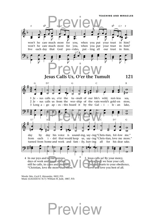 Lift Up Your Hearts: psalms, hymns, and spiritual songs page 137