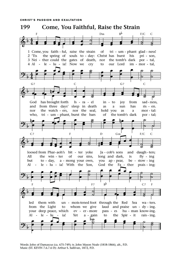 Lift Up Your Hearts: psalms, hymns, and spiritual songs page 222