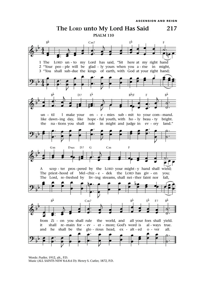Lift Up Your Hearts: psalms, hymns, and spiritual songs page 239