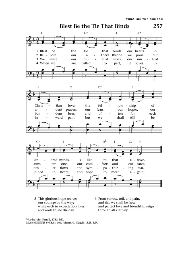 Lift Up Your Hearts: psalms, hymns, and spiritual songs page 281
