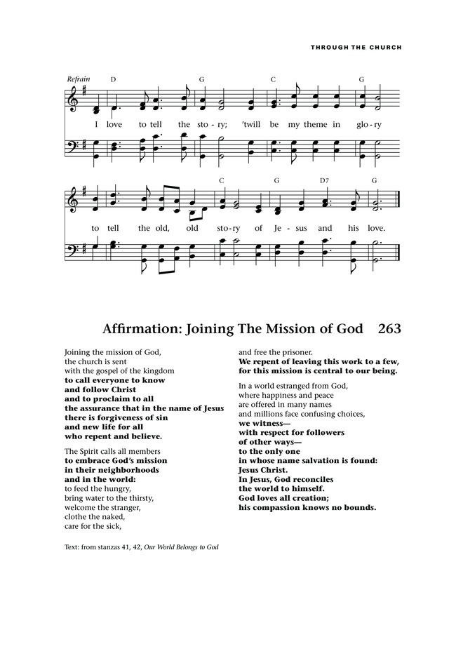 Lift Up Your Hearts: psalms, hymns, and spiritual songs page 287