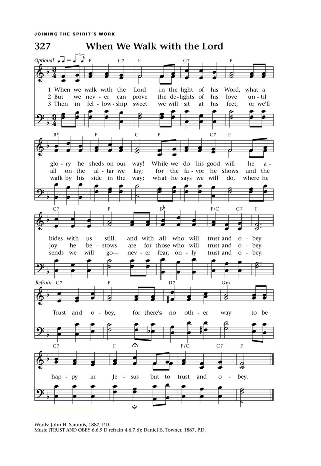 Lift Up Your Hearts: psalms, hymns, and spiritual songs page 352