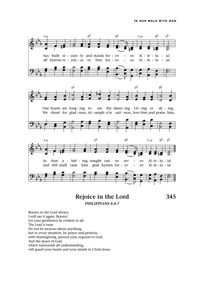 Lift Up Your Hearts: psalms, hymns, and spiritual songs page 375
