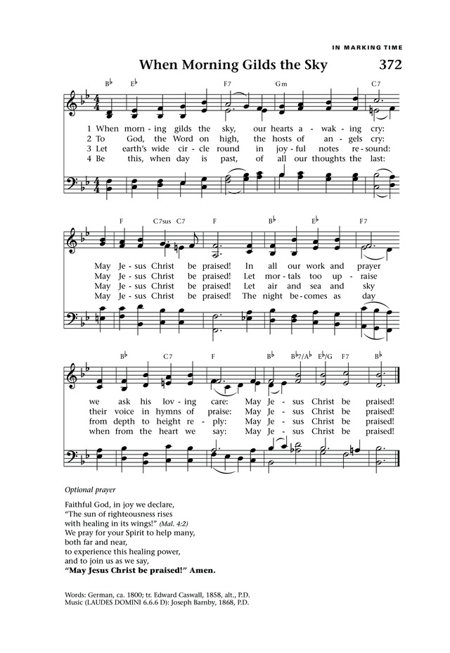 Lift Up Your Hearts: psalms, hymns, and spiritual songs page 405