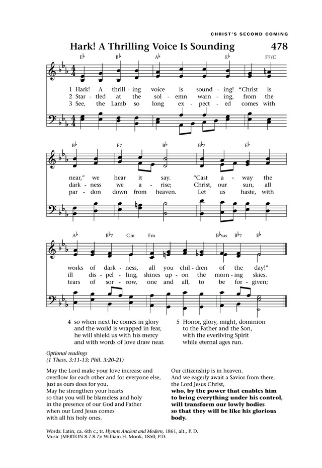Lift Up Your Hearts: psalms, hymns, and spiritual songs page 522