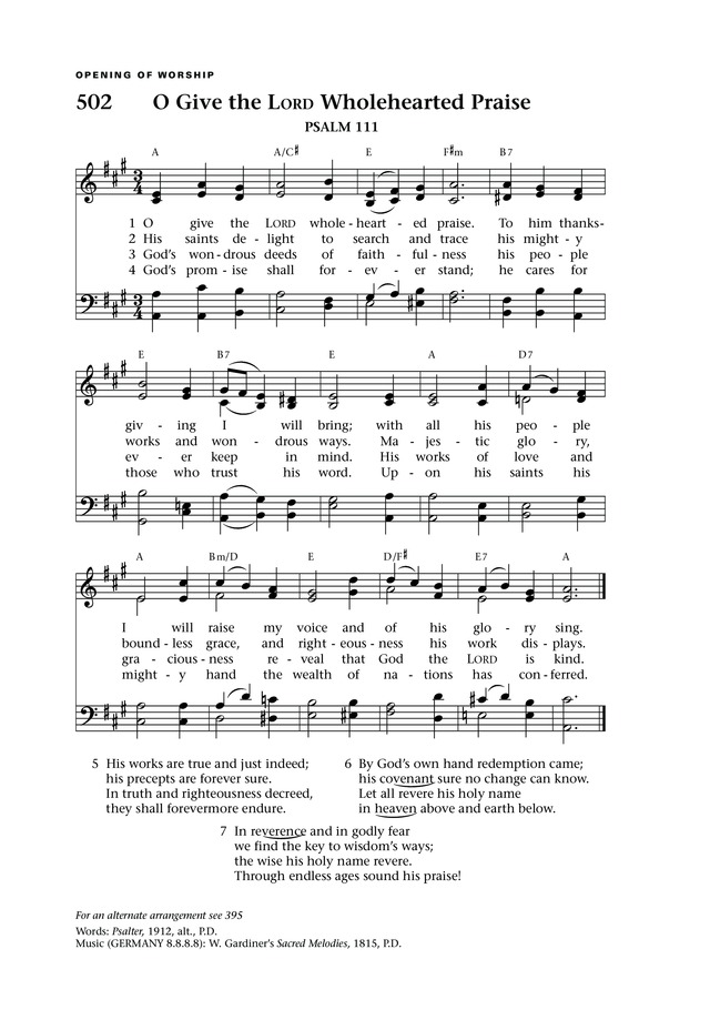 Lift Up Your Hearts: psalms, hymns, and spiritual songs page 549