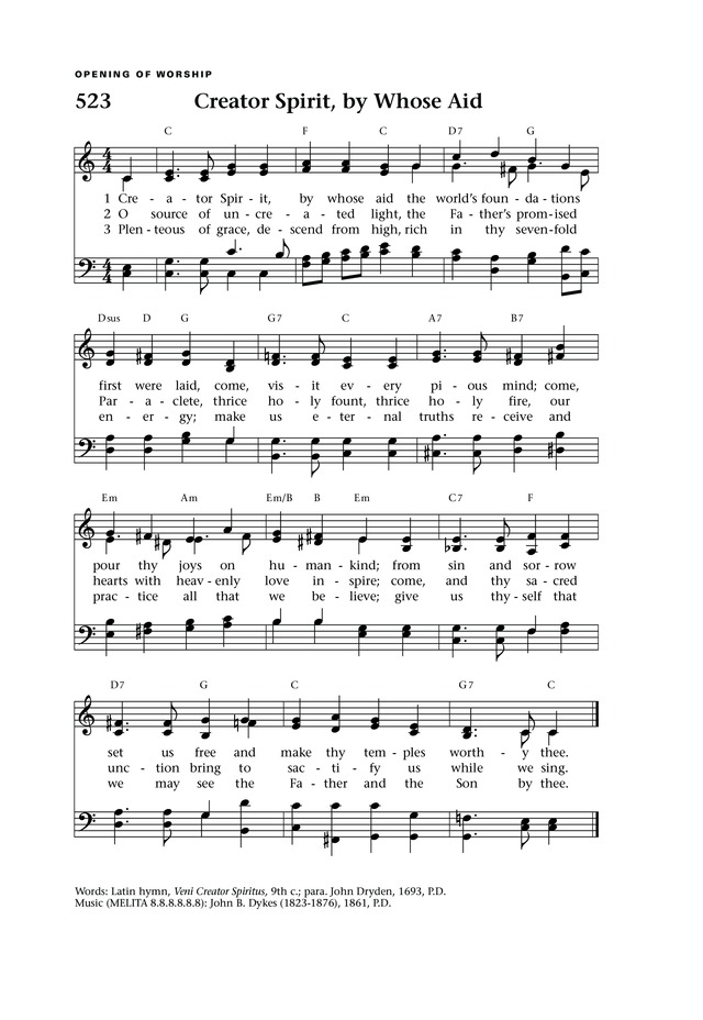 Lift Up Your Hearts: psalms, hymns, and spiritual songs page 573