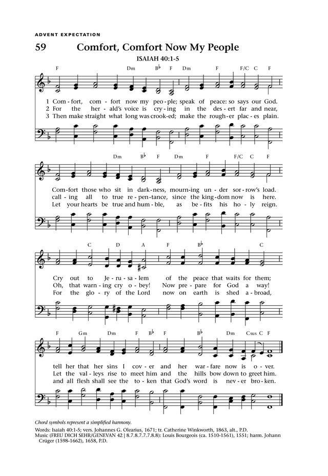 Lift Up Your Hearts: psalms, hymns, and spiritual songs page 68