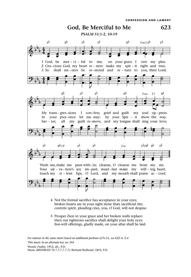 Lift Up Your Hearts: psalms, hymns, and spiritual songs page 700