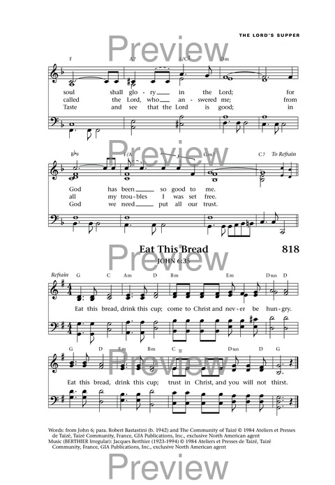 Lift Up Your Hearts: psalms, hymns, and spiritual songs page 892