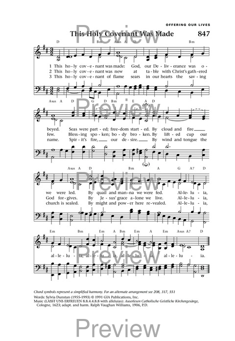 Lift Up Your Hearts: psalms, hymns, and spiritual songs page 922