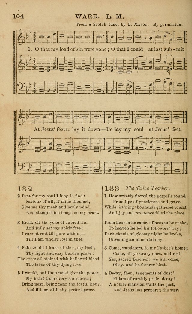 The Melodeon: a collection of hymns and tunes with original and selected music, adapted to all occiasions of social worship page 104
