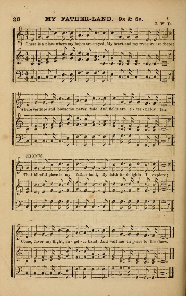 The Melodeon: a collection of hymns and tunes with original and selected music, adapted to all occiasions of social worship page 26