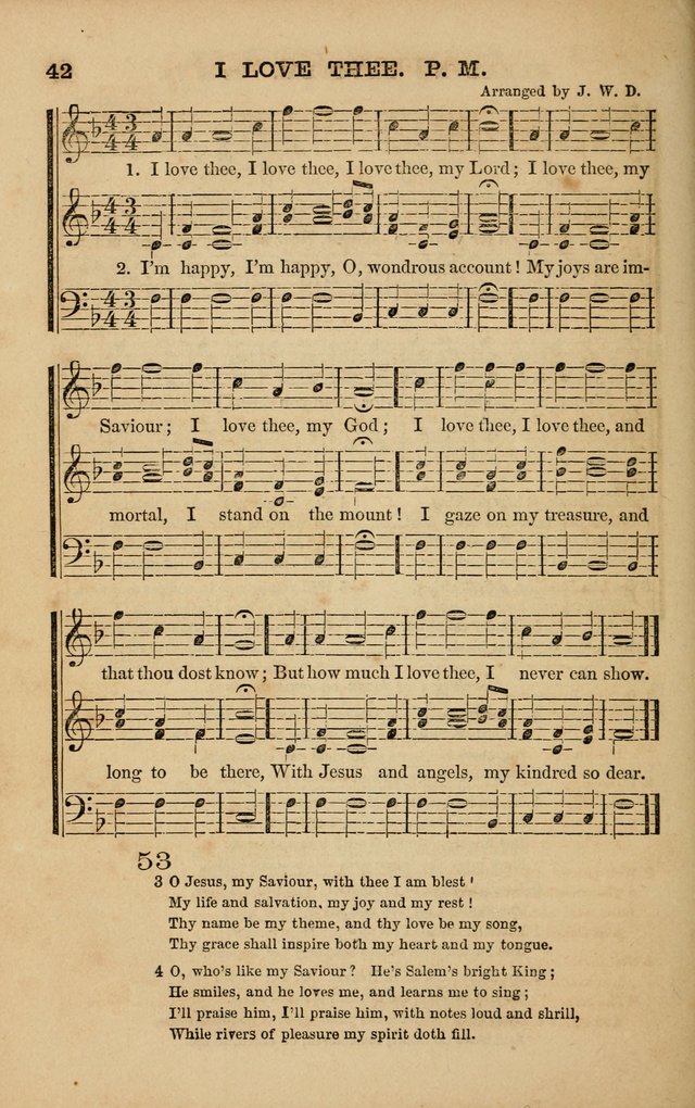 The Melodeon: a collection of hymns and tunes with original and selected music, adapted to all occiasions of social worship page 42
