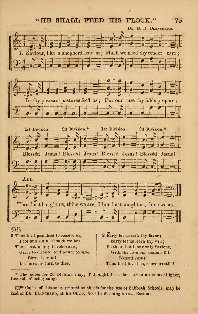 The Melodeon: a collection of hymns and tunes with original and selected music, adapted to all occiasions of social worship page 75