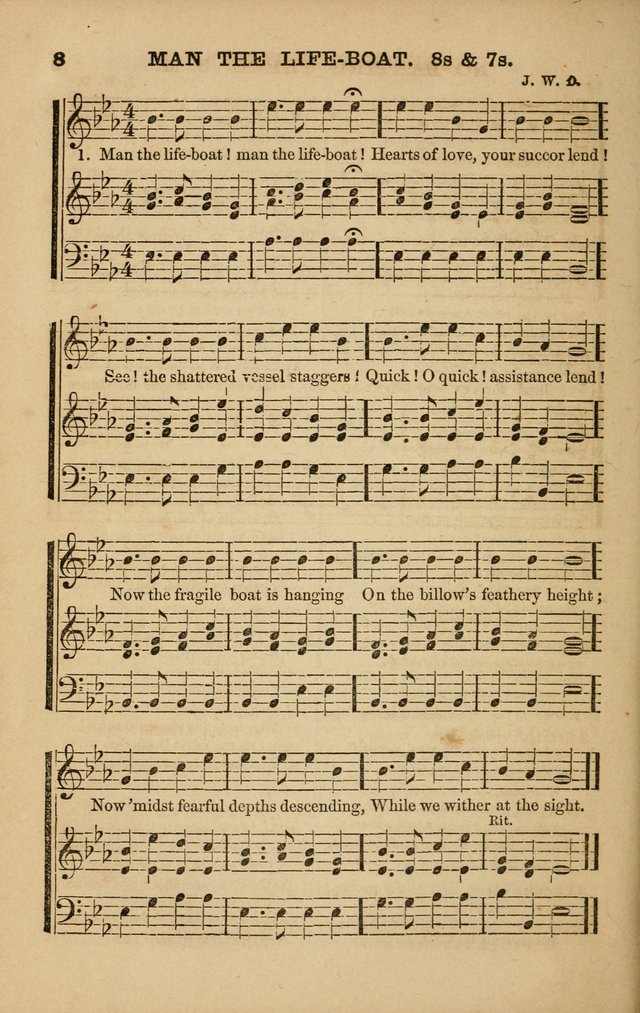 The Melodeon: a collection of hymns and tunes with original and selected music, adapted to all occiasions of social worship page 8