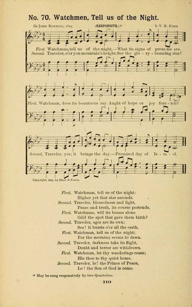 Melodies for Little People: containing also one hundred recitations for Sunday-schools, anniversary occasions, concerts, entertainments, and sociables, with songs adapted... page 110