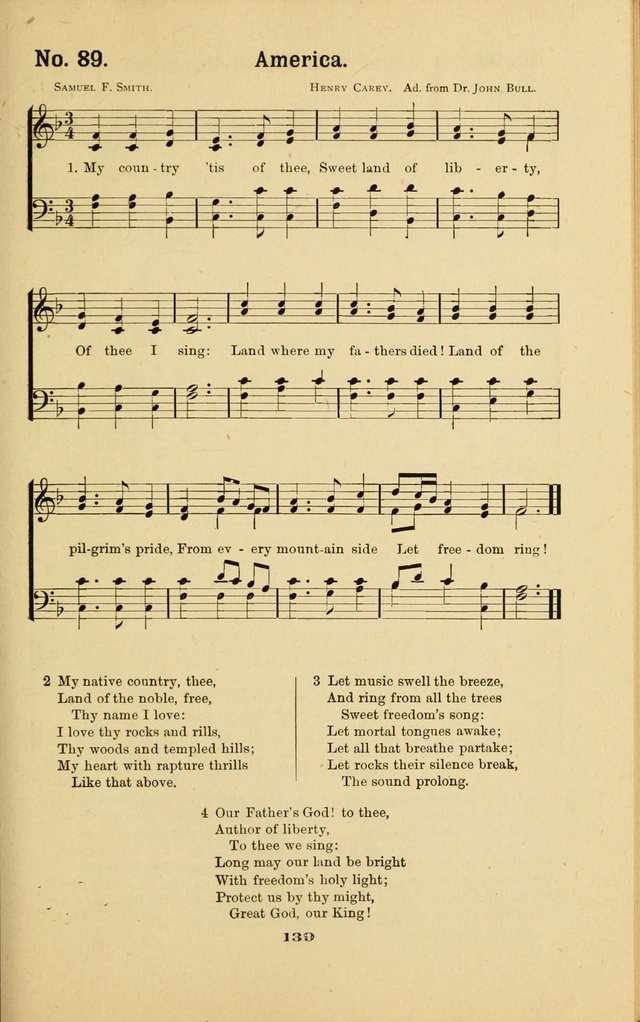 Melodies for Little People: containing also one hundred recitations for Sunday-schools, anniversary occasions, concerts, entertainments, and sociables, with songs adapted... page 139