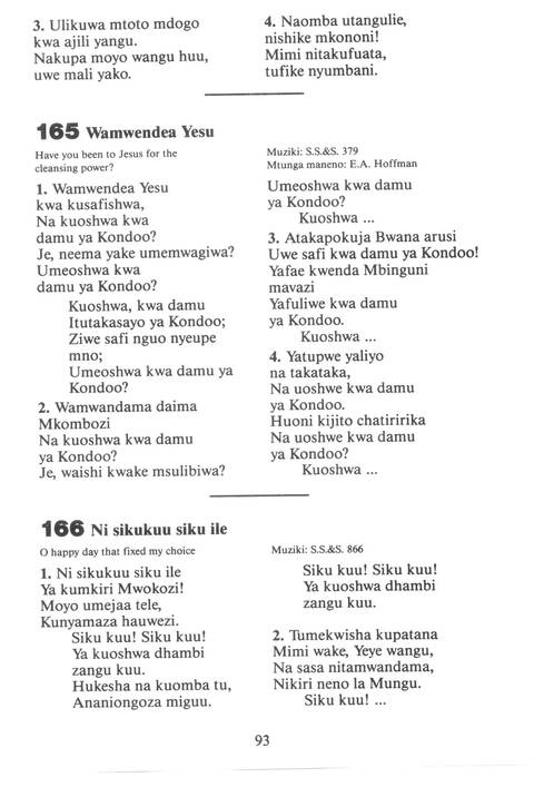 Mwimbieni Bwana: msifuni Mungu, mfalme wa mbingu na nchi! page 83