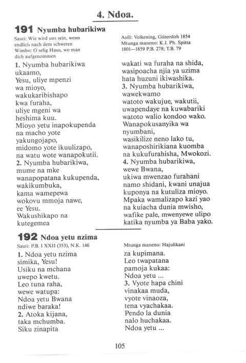 Mwimbieni Bwana: msifuni Mungu, mfalme wa mbingu na nchi! page 95