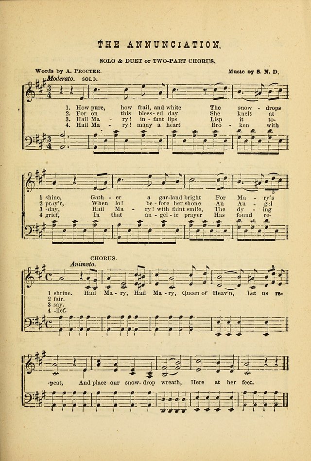 May Blossoms, a collection of hymns to the Blessed Virgin page 25