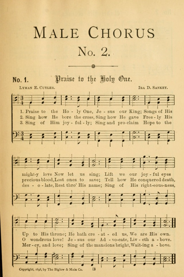 Male Chorus No. 2: for use in Christian associations, gospel meetings, and other religious services page 8